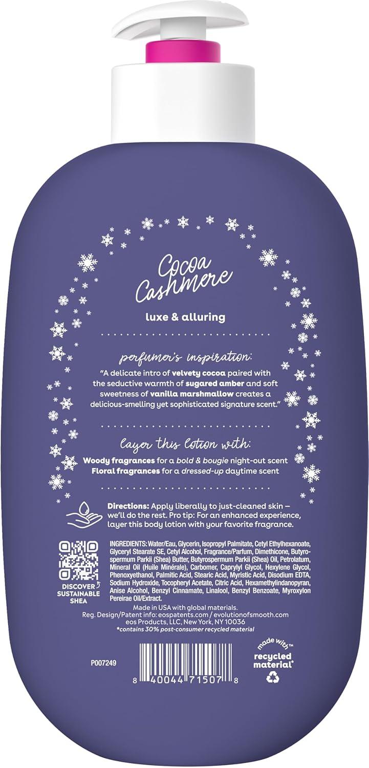 imageeos Shea Better Holiday Body Lotion Cocoa Cashmere Limited Edition Skin Care 24Hour Moisture Body Lotion for Women Vegan 16 fl oz16 Fl Oz Pack of 2