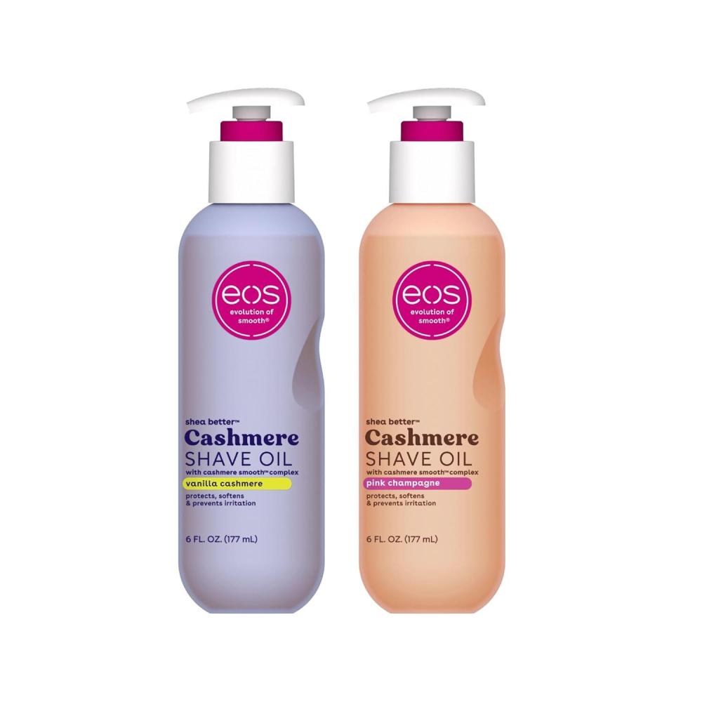 imageBundle of eos Cashmere Skin Collection Shave Oil Vanilla Cashmere  Pink Champagne