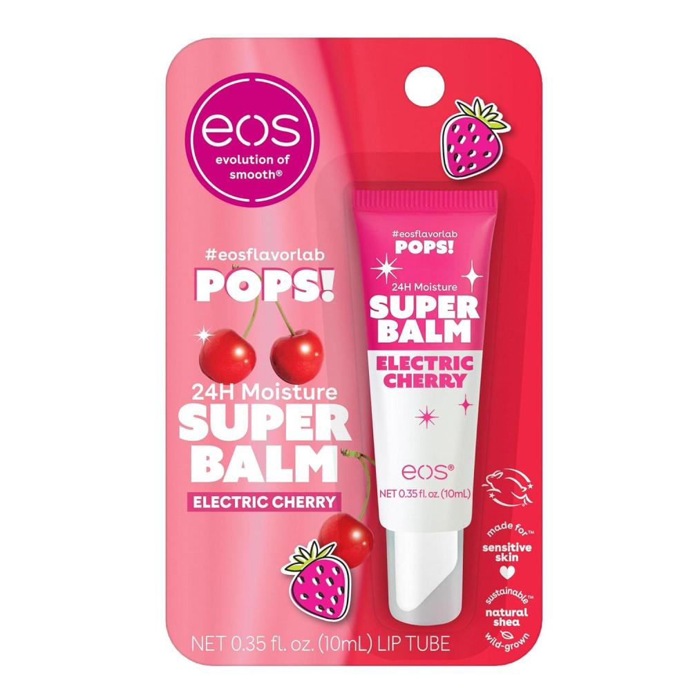 imageeos 24H Moisture Super Balm Grape Fizz LimitedEdition Lip Mask 035 fl ozElectric Cherry