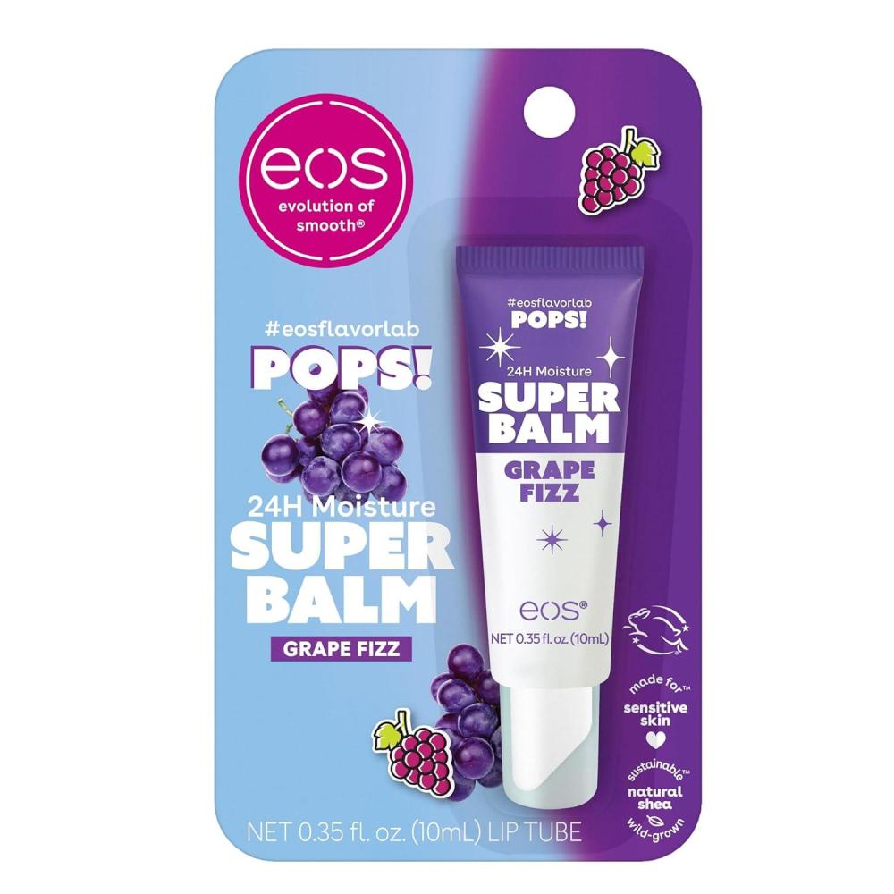 imageeos 24H Moisture Super Balm Grape Fizz LimitedEdition Lip Mask 035 fl ozGrape Fizz