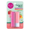 eos 100% Natural Lip Balm, Watermelon Frosé, All-Day Moisture, Lip Care Products, 0.14 oz, 2-Pack(Honey Apple + Mango Melonade)