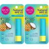 eos Natural SPF 15 Lip Balm- Pineapple Coconut, Daily Protection, Water Resistant, SPF Lip Balm, Sun Care, Sunblock for Lips, 0.14 oz(0.14 Ounce (Pack of 2))