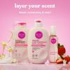 eos Strawberry Dream Scent Layering Bundle – Body Wash, Body Mist, Body Lotion